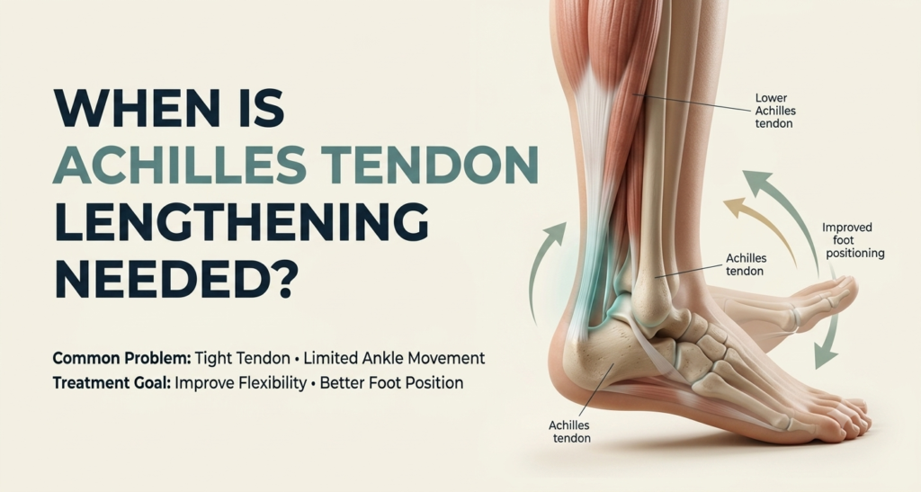 Achilles tendon lengthening
