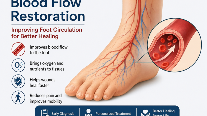 How Can Blood Flow Restoration Help Improve Foot Circulation?