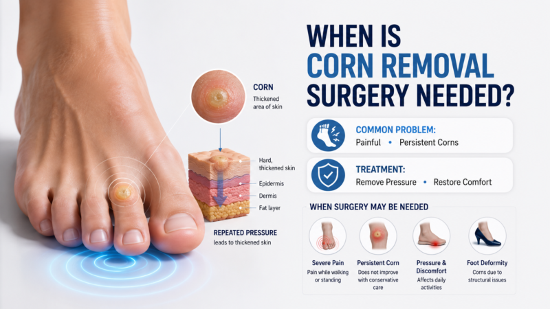 When Is Corn Removal Surgery Needed?