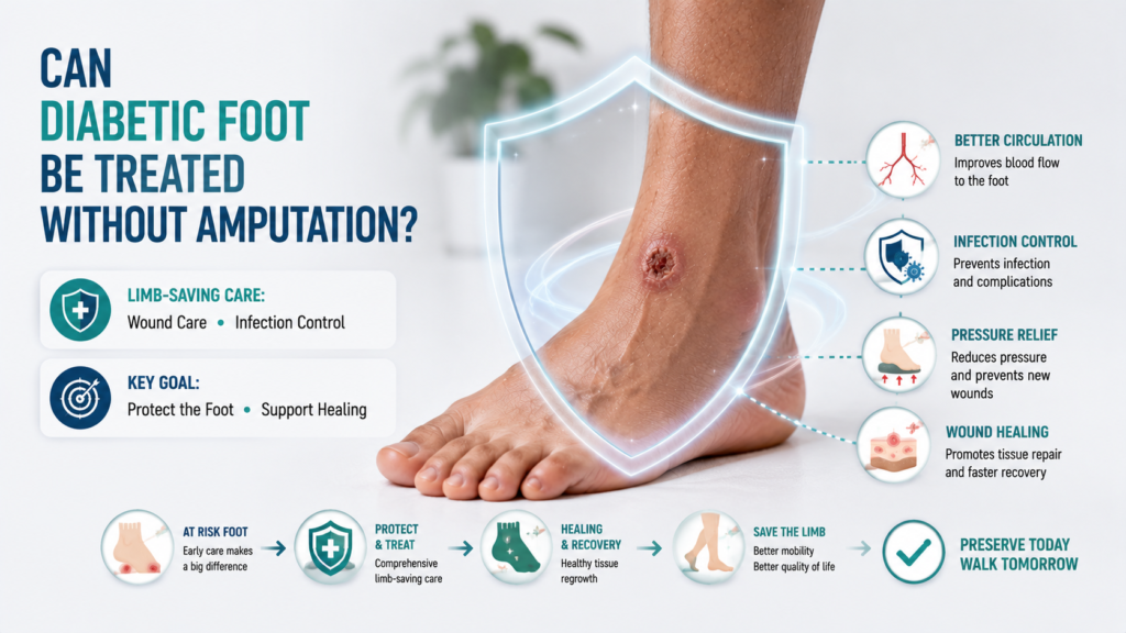 diabetic foot without amputation