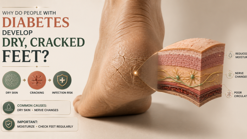 Why Do People With Diabetes Develop Dry, Cracked Feet?