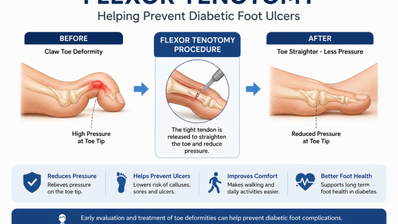 How Can Flexor Tenotomy Help Prevent Diabetic Foot Ulcers?