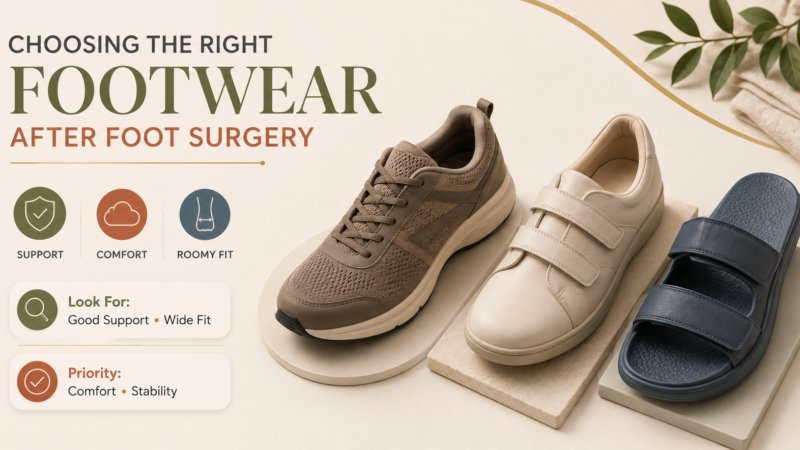 Choosing the Right Footwear After Foot Surgery