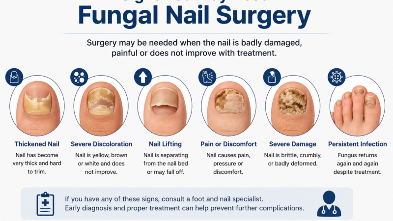 What Are the Signs You May Need Fungal Nail Surgery?