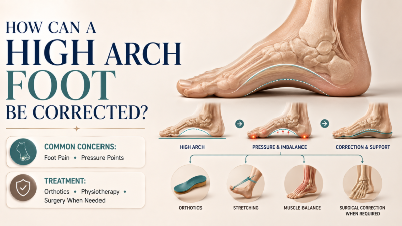 How Can a High Arch Foot Be Corrected?