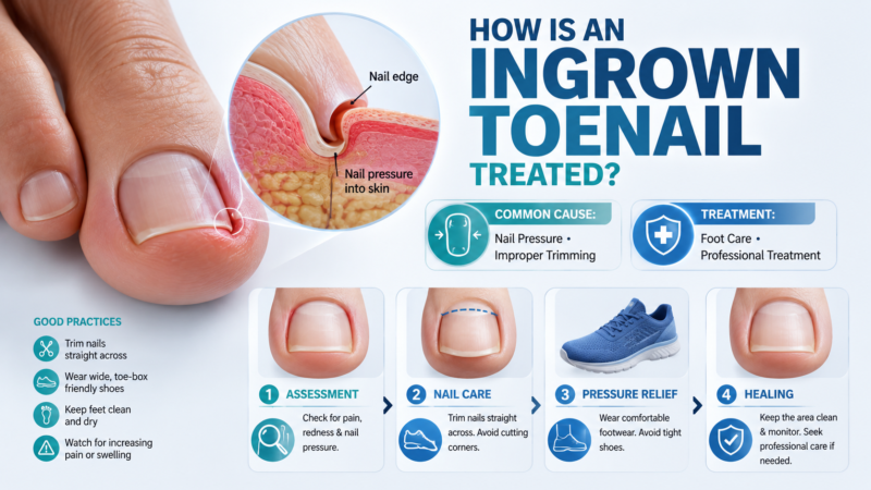 How Is an Ingrown Toenail Treated?