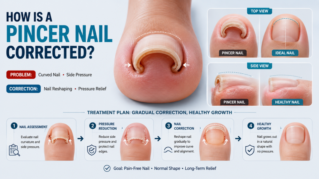 pincer nail correction