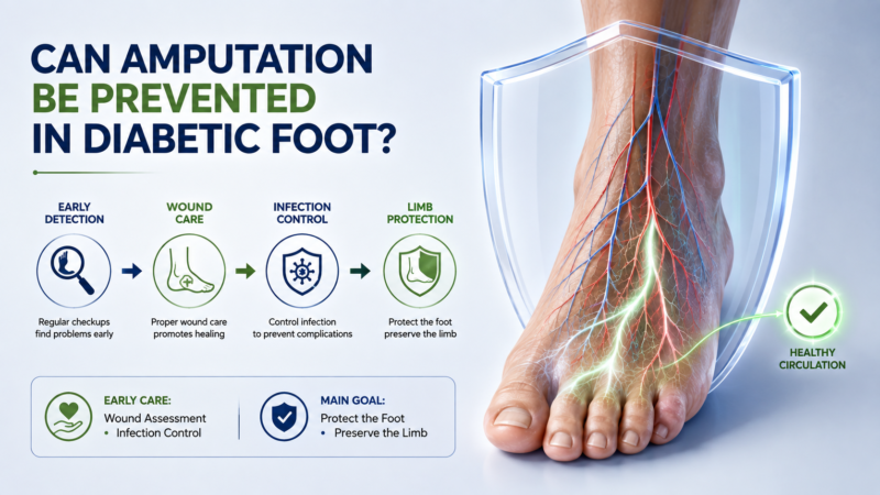 Can Amputation Be Prevented in Diabetic Foot?
