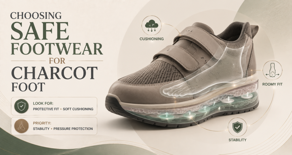 Charcot foot footwear