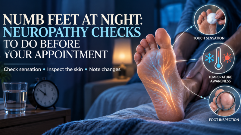 Numb Feet at Night: Neuropathy Checks to Do Before Your Appointment