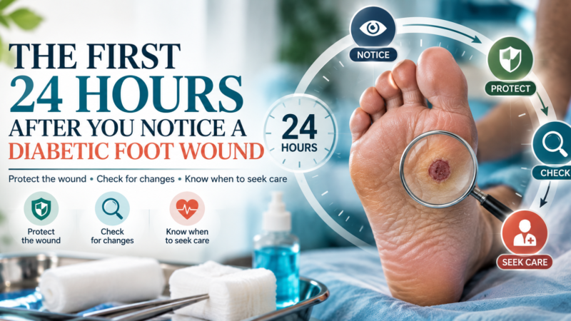 The First 24 Hours After You Notice a Diabetic Foot Wound