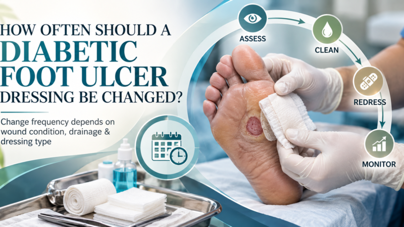 How Often Should a Diabetic Foot Ulcer Dressing Be Changed?