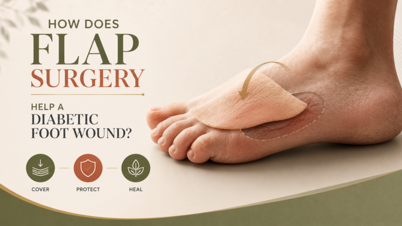 How Does Flap Surgery Help a Diabetic Foot Wound?