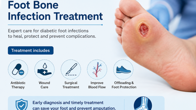How Is Foot Bone Infection Treated in Diabetic Patients?