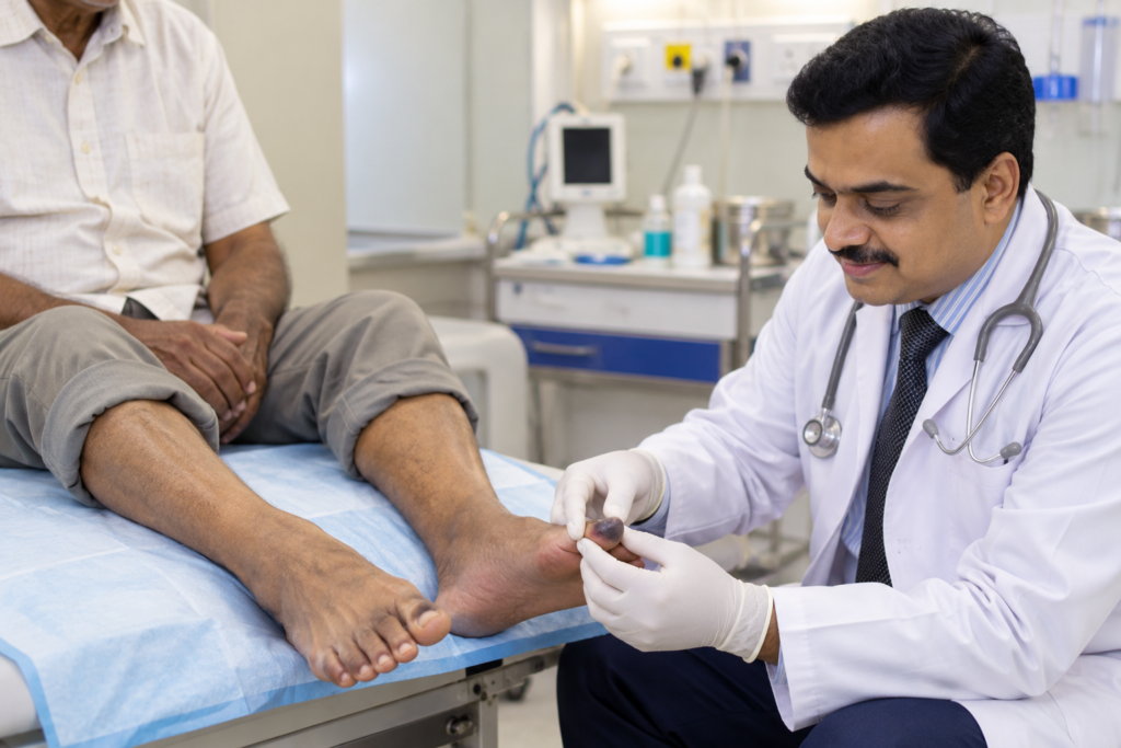 Compassionate Foot Examination