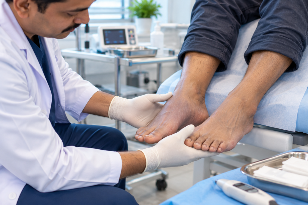cold feet diabetes in Ankleshwar