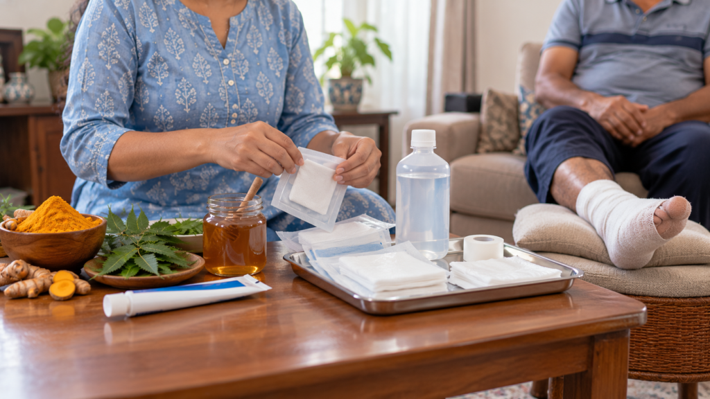 home remedies for diabetic foot wound