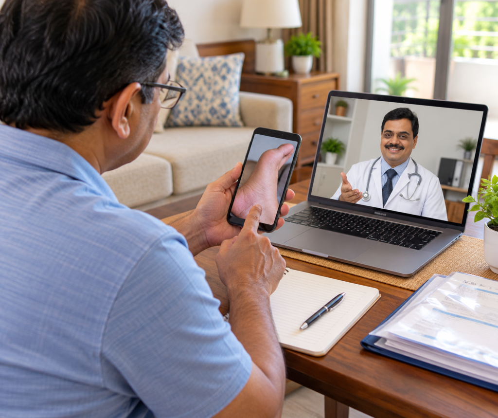 online diabetic foot consultation Vyara
